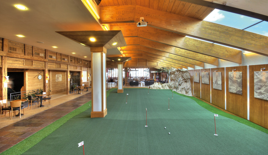 Indoor-Golf im Hotel Riml