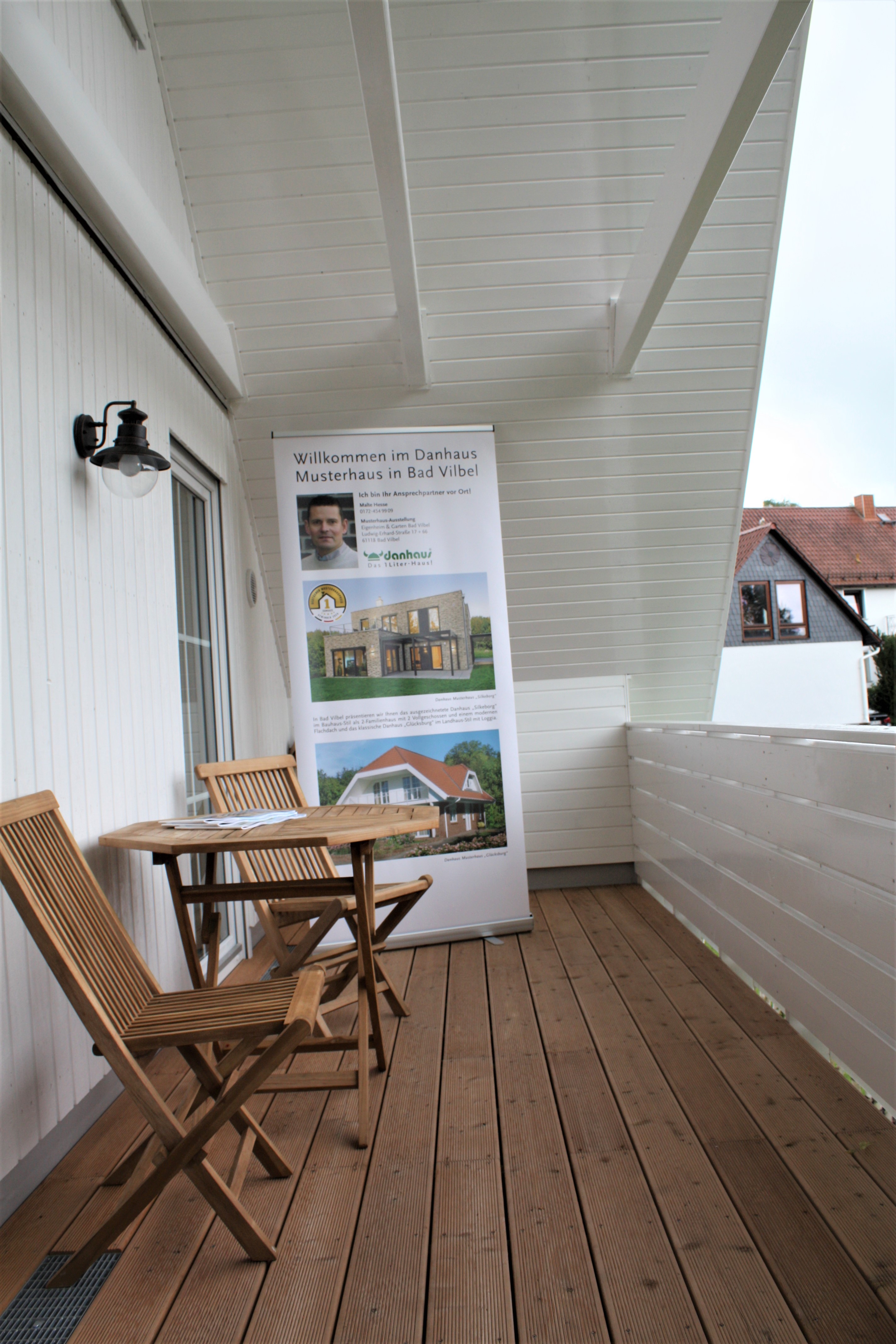 Balkon Ferienhaus Heuliebe, Herbstein / OT Altenschlirf.
