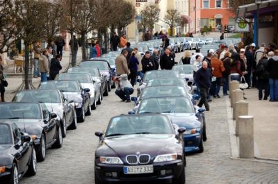 Cabrio Saisonstart als größtes reinrassiges Z3 Roadster Treffen