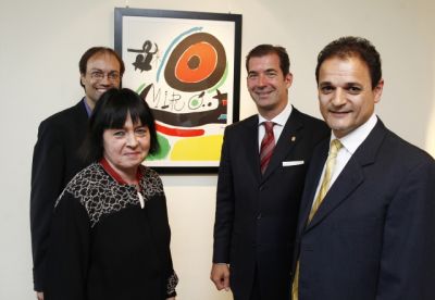 Viel beachtete Vernissage mit Werken von Miró, Dali und Picasso