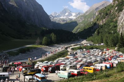 Mit dem „Bulli“ über die Glocknerstraße