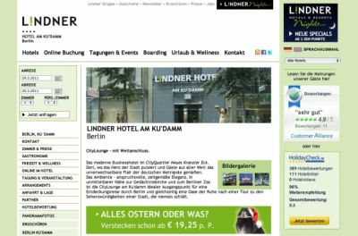 Lindner Hotels AG starten Zusammenarbeit mit Customer Alliance 