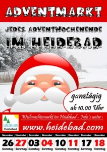 Adventmarkt im Heidebad in Halle (Saale)